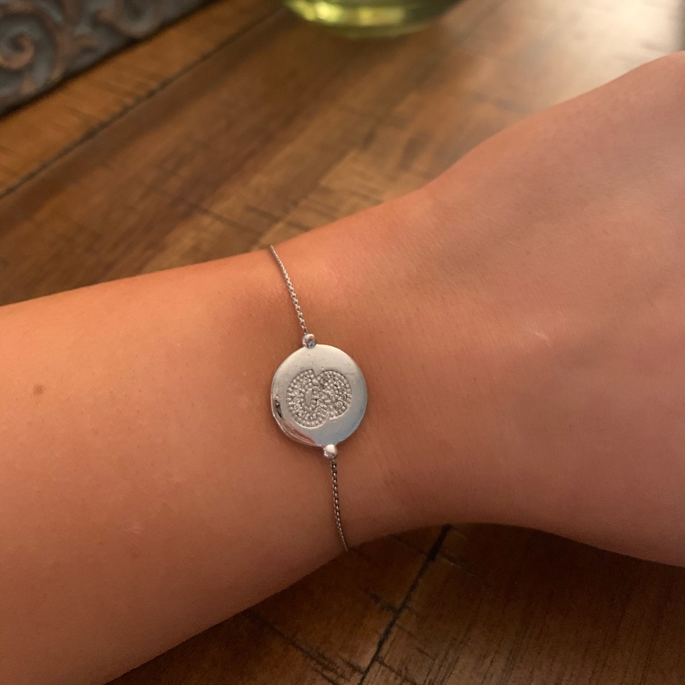 Silver “S” bracelet
